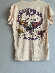 Steven Miller Band in Concert Unisex Sun Bleach Tee NWT - Picture 1 of 8