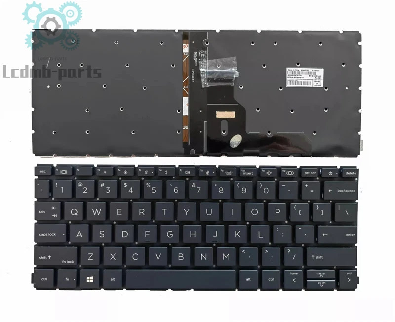 New For HP ProBook 430 G7 G8 435 G7 G8 Laptop US Keyboard Backlit - Image 1 of 1