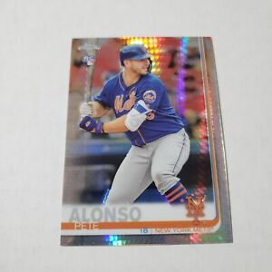 2019 Topps Chrome Prism Refractor Pete Alonso Rc # 204