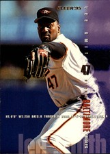 1995 Fleer Baltimore Orioles Baseball Card #21 Lee Smith