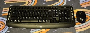 HP wireless Mouse And Keyboard Combo - NO USB RECEIVER - Picture 1 of 12