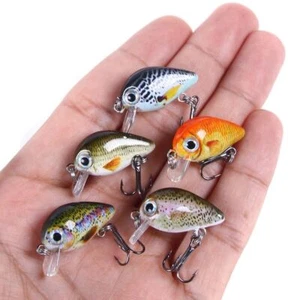 Scatola 5 Micro Esche Artificiali trota spigola CountDown da pesca spinning mare - Foto 1 di 20