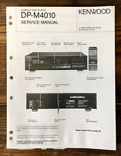 Kenwood DP-M4010 CD Player Service Manual *Original*