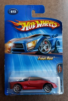 2005 Hot Wheels BUICK WILDCAT Final Run Series 3/5 1:64  Chrome 10 Spoke  #G6800 - Image 1 of 4