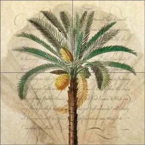 Mural de cerámica arte tropical Steve Hunziker salpicadero azulejo palmera OB-SH917 - Imagen 1 de 7