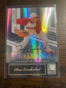 A78,240 - 2007 Donruss Elite Extra Edition #100 Drew Cumberland Auto/744