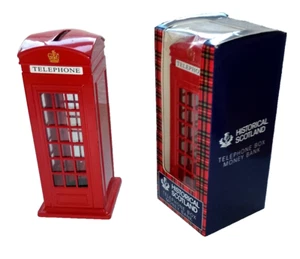 Telefonzelle Spardose historisch Schottland Metallkonstruktion H14cm x B5cm NEU - Bild 1 von 15