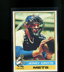 1976 Topps Baseball #143 Jerry Grote New York Mets