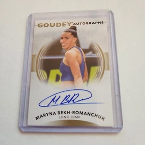 Maryna Bekh-Romanchuk 2022 Goodwin Champions On Card Auto #GA-MB - Bild 1 von 2