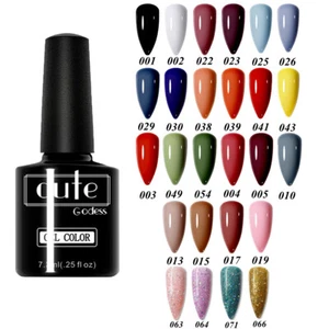 1 Stück Gel UV LED Farbe Glitzer Base Top Coat Soak Off Gel Nagellack - Bild 1 von 39