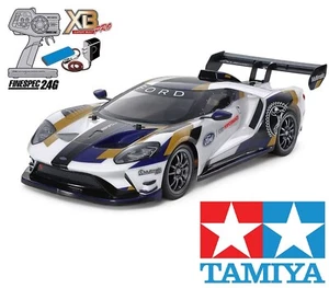 TAMIYA XB RC 1/10 EXPERT BUILT #228 2020 FORD GT Mk II TT-02 CHASSIS 57928 JAPAN - Picture 1 of 4