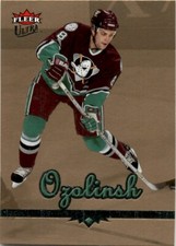 2005 Ultra #6 Sandis Ozolinsh Gold Medallion Excellent