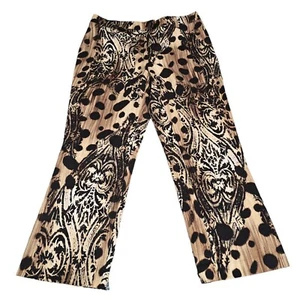 CHICO'S Women's Cropped Pants Animal Instinct NWT  SIZE 00 - Picture 1 of 4