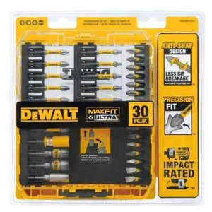 DEWALT MAXFIT ULTRA 1/4 in. Hex Steel Screwdriving Bit Set (30-Piece) - Picture 1 of 6