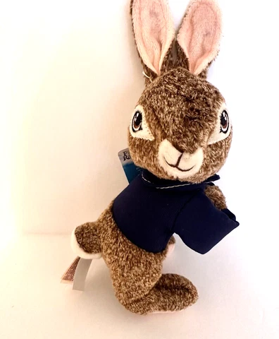 Peter Rabbit Plush Slap Snap Bracelet Blue Coat Arm Band Wrist Hugger NWT Easter Cover