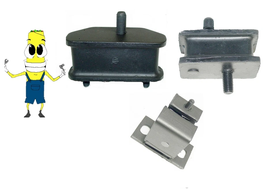 Motor & Transmission Mount Kit for Plymouth Valiant 170 198 225 Engine 1965-1972 - Image 1 of 1