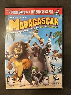 Madagascar DVD Ben Stiller Chris Rock David Schwimmer 2005 + BONUS PENGUIN CAPER Foto 1 de 3