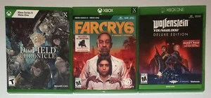 4 Xbox Series X / Xbox One Games Lot Bundle - XSX - DioField Chronicle - Far Cry - Picture 1 of 5