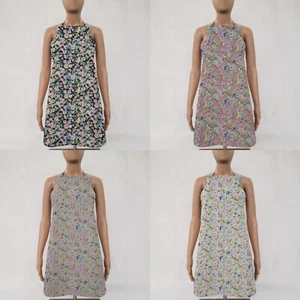 Birds & Butterflies in Blooms Bib Apron (4 Colors Available) - Picture 1 of 13