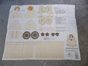 VIP Cranston Andenken Handwerk Weihnachten cremeweiß Engel Stoff Panel schneiden & nähen - Bild 1 von 6