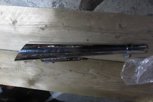 SILENCIADOR SILENCIADOR CROMADO LU HAO HARLEY SUZUI YAMAHA KAWASAKI CUSTOM R66 NUEVO DE STOCK - Imagen 1 de 8