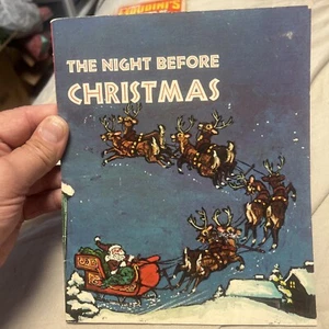 Book 1970's - The Night Before Christmas by Clement C. Moore Educational Reading - Picture 1 of 6