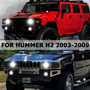 Newest LED 7inch Headlights & 4 inch LED Fog Light Combo for Hummer H2 2003-2009 - Picture 1 of 12