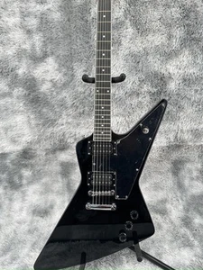 IN STOCK chitarra elettrica aereo BK argento corpo massiccio acero cromato hardware - Foto 1 di 14