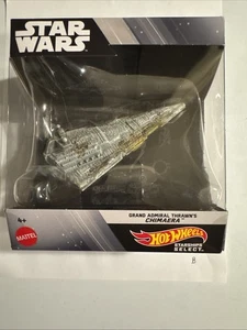 Star Wars Hot Wheels Starships Select Grand Admiral Thrawn’s Chimaera 33 Sealed - Picture 1 of 6