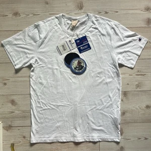 NWT Champion Vintage Men Size XL T-Shirt White Cotton Sweat Shirt Reverse Weave - Picture 1 of 9