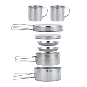 Backpacking Camping Kochgeschirr Mini Picknick Camping Kochen Mess Kit mit Topf und... - Bild 1 von 6