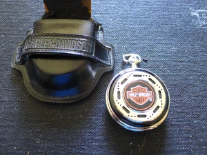Reloj Bolsillo Harley Davidson (Franklin Como Nuevo) 53mm Hunter con Bolsa para Cinturón... GWC - Imagen 1 de 8