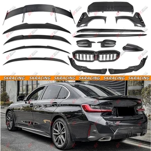 Alerón alerón faldones laterales delanteros y traseros de carbono seco para BMW Serie 3 M340i 23-25 - Imagen 1 de 36