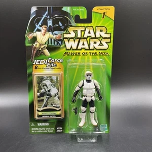 2000 Star Wars SCOUT TROOPER Power Of The Jedi Return Of The Jedi Figure NEW - Picture 1 of 16