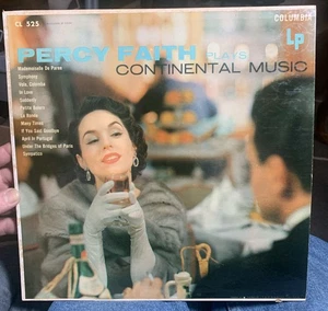 Percy Faith Continental Music Vinyl record Free Shipping - Picture 1 of 6