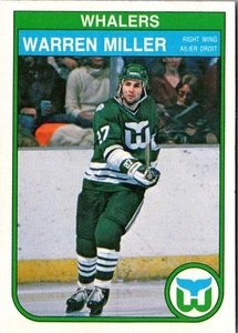 1982 O-Pee-Chee Warren Miller #127 Hartford Whalers Hockey Card - Picture 1 of 2