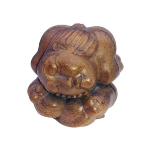 Carved Wooden Buddha Yogi Meditating Contortionist With Serene Expression 4x4 in - Picture 1 of 18