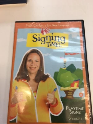 Signing Time! Playtime Signs Volume 2 Educational DVD - FREE & FAST SHIPPING — 第 1/3 张图片