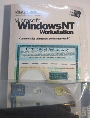 Microsoft Windows NT 4.0 Workstation - Sealed - French/Francais - Image 1 of 2