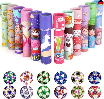 MARKE AUAUY AUAUY 12 PCS Klassisches Kaleidoskope, Vintage Retro-Kaleidoskope Lernspielzeug