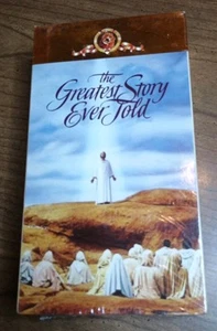 The Greatest Story Ever Told VHS, 2-Tape Set Life Story Of Christ Sealed 1965 - Picture 1 of 4