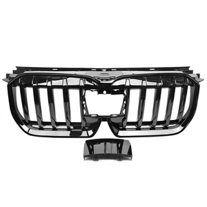 Nieren Grill Einzelsteg passend für BMW X1 U11 Glanz Schwarz - Bild 1 von 4