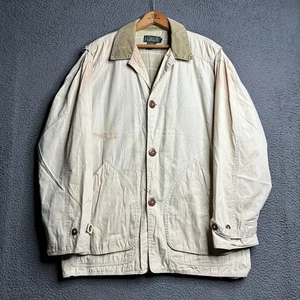J. Crew Oarsman 90s Vintage Flannel Lined Barn Field Jacket Mens Medium Old Money - Bild 1 von 16