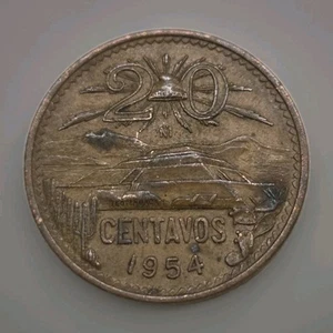 Alte Weltmünze Mexiko 20 Centavos 1954 KM 439 (stk878) - Bild 1 von 2