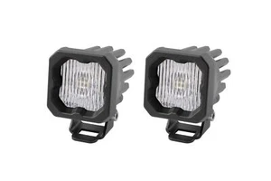 Diode Dynamics SSC1 SAE/DOT White Universal Fog Light Pod Kit W/ Amber Backlight - Picture 1 of 7