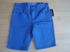 Nautica Slim Fit -Stretch Boys Flat Front Blue Shorts Size: 10 Youth - Picture 1 of 3