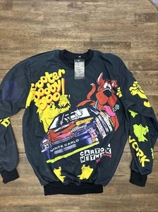 Vintage 90s Cartoon Network Wacky Racing Scooby Doo NASCAR XL Pullover Neu mit Etikett NEU - Bild 1 von 6