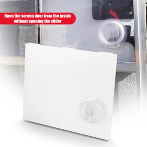 For RVs Replacement RV Screen Door Slider Panel with Push-Down Knob Opener - Picture 1 of 7