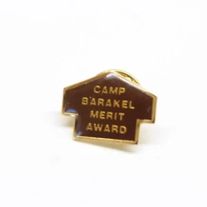 Camp Barakel Merit Award Pin Lapel Enamel Collectible - Picture 1 of 3