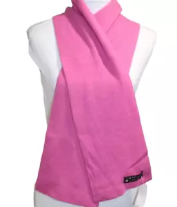 Neu mit Etikett Amicale 100 % Kaschmir reiner Schal Retro zweifarbig orange und rosa 80er Vibe neu - Bild 1 von 5